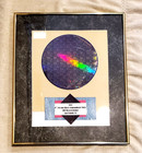 Vtg 8  Ibm 200mm Silicon Semiconductor Ic Chip Lithography Wafer In Frame Mount