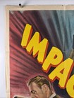 Impact Movie Poster  good   One Sheet 1948 Ella Raines 28486