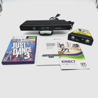 Bundle Microsoft Xbox 360 Kinect Motion Sensor Bar 1473 Nyko Zoom Game Tested 3