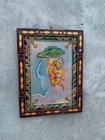 Old Hanuman Photo Frame  Ram Bhakt Bajrangbali Photo Vintage Picture -  9x12 