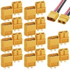 10pairs-20pcs Xt60 Bullet Connectors Plugs Male   Female For Rc Lipo Battery