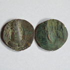 Hunnic Tribes  Alchon Huns  Narendra   C  6th Ad   Ae Drachm   3 51g   23 8 Mm
