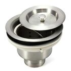 Home Kitchen Sink 3-1 2 Inch Stainless Steel Drain Assembly With Strainer Basket