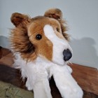Vintage Animal Alley Collie Dog Realistic Plush Lassie 16    Stuffed Animal Toys R
