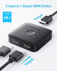 Anker 4k Hdmi Switch  2x1  Supports Hdr  3d  Dolby  Compatible With Multiple Dev