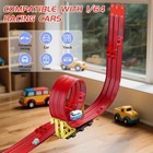 16 5ft Build Anywhere Portable Race Track With Suction Cups - Flexible Roll-up D