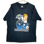 Vintage Los Angeles Kings T-shirt Xl Single Stitch Nhl 1988 Wayne Gretzky 80s