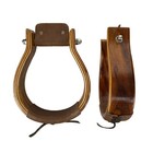 Showman Mahogany Oxbow Horse Stirrups