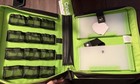 Cricut Cartridge Storage Binder Case Black   Green Embroidered Cover New W  Tags
