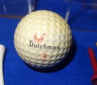 Duchman  Pennsylvania Vintage Antique Golf Ball 4 Vintage Golf Tees  Display