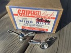 Vintage Bicycle Hub Wing Nuts 3 8 Nos Wheel Wingnuts Gripfast England Wing Nut