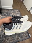 Adidas Men s Low Top Lace-up Athletic Sneakers White black gray Colorblock