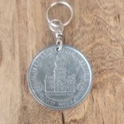    vintage Oversized 1976 Bicentennial Half Dollar Coin Keychain  Novelty Souvenir