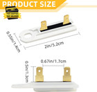 3 Pack Dryer Thermal Fuse  Wp3392519 Universal Replacement For Whirlpool Kenmore