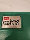 Keuffel   Esser K e Leroy Lettering Set 61 2944 Drafting Kit W  Green Case