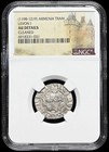 Armenia 1198-1219 Ad Levon I Silver Tram  Knights Templar Crusaders Coin  Ngc Au