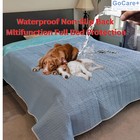 Waterproof Bed Cover Dog Mattress Protector Dog Rug Pet Mat Incontinent Bed Pad