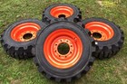 10-16 5 Galaxy Muddy Buddy Skid Steer Tires rims wheels For Bobcat-10x16 5