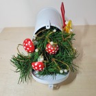 Vintage Christmas Mailbox Decoration Santa Sleigh Ornament Hong Kong