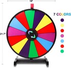 18  Prize Wheel Spinner 14 Slots With Stand For Games   Events
