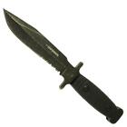 9  Stonewashed Fixed Blade Tactical Survival Full Tang Hunting Knife W  Sheath