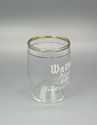 Walters Beer Barrel Glass   Vtg Tavern Advertising   Man Cave Barware Decor Gift