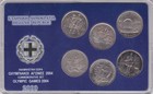 Greece Coins 2000  Olympic Games 2004  Complete Set  Commemorative In Case  Unc