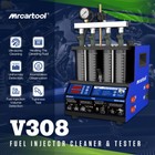 V308 Ultrasonic Fuel Injector Tester Cleaner Machine Car Fuel Injector Tester Us