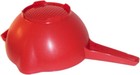 Tupperware New 2 Qt Red Colander Strainer With Handle   Spouts