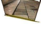 Vintage Mid Century Modern Chrome Medicine Cabinet Mirror Door 40x20x 4    Insert