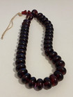 Authentic Vintage Cherry Red Bakelite Prayer Beads Misbaha Tesbih 87g