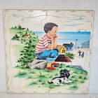 Vintage 1960s Children s Frame Tray Puzzles Set Of 3 Children With Animals Theme