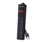 Cyberpower Csb404 Essential Surge Protector 450j 125v 4 Outlets 4ft Power Cor   