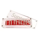 Supreme Supreme Dice Set Dice Red  White  Clear Acrylic