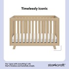 Convertible Crib 3-in-1 Toddler Bed Daybed 4 Heights Driftwood Storkcraft