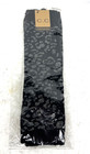 Black Leg Warmers W A Silver Leopard Print Design By Cc Exclusives Nwt Womens