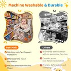 Baby Shopping Cart Seat Cover     Padded Shopping Cart Seat For Baby  High Chai   