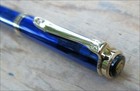 New Pelikan K600 Gunther Wagner Souveran Blue Demonstrator Ball Point Pen