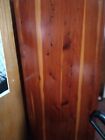 Large Rustic Antique Solid Red Cedar Wardrobe Closet  