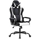 High-back Gaming Chair Pc Office Chair Computer Racing Chair Pu Desk Task Chair