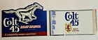 Vintage Old Colt 45 Malt Liquor 3-d Thin Foil National Beer Sign New Old Stock