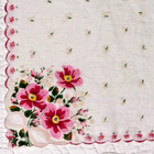 Oh So Pretty Delicate Design Floral Vintage Floral Hankie Handkerchief