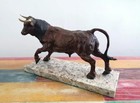 Humberto Peraza   Toro Ii   Bronze Sculpture Signed And Numered