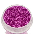50gram jar Glass Nail Art Caviar Beads Microbeads 0 8-1 0mm No-hole Storage Box