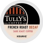 Tully s Coffee French Roast Decaf  Keurig K-cup Pods  Dark Roast  24 Count