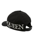 Alexander Mcqueen Mens Oversized Embroidered Baseball Cap