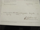 Civil War 6th West Virginia Clarksburg Promotion Pay Certificate 1862