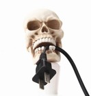 Skull Key Storage Hook Wall Mount Statue Fairy Sculpture Figurine Home Decor