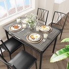 Kitchen Dining Room Table Set For 4 With Chairs Dining Table With Chairs 