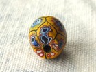 Antique Venetian Chevron Millefiori Mosaic Barrel African Trade Bead  1800s